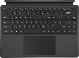 Nešiojamas kompiuteris Ninkear T40 2-in-1 nešiojamas kompiuteris su Qwertz klaviatūra, 7 Rgb apšvietimo tonais, nuimama Bluetooth klaviatūra, nešiojama klaviatūra, juodas, itin plonas