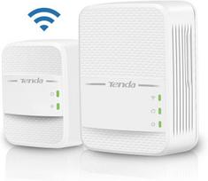 Tenda Ph10 Powerline adapterių rinkinys Av1000 + Ac750 Wlan Gigabit Socket (1000Mbit/s Lan + 750Mbit/s Wifi, Homeplug Av2, 2 Gigabit prievadai, Plug & Play, idealus kameroms, Iptv, Xbox)