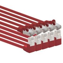 1attack.de Cat.6 tinklo pataisos kabelis (sftp Pimf) 1000mbit/s Rj 45, 90 laipsnių kampo jungtis, suderinama su Cat5 Cat5e Cat6 Cat6a Cat7 Cat7a Cat8