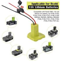 1 vnt. 18V elektrinio įrankio ličio baterijos „pasidaryk pats“ išvesties adapterio keitiklis su kabeliu Fr Ryobi