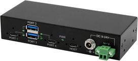 Ex-11295hms 4 portų usb 3.2 gen 2 šakotuvas su din bėgelio rinkiniu ir via vl822 mikroschema