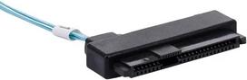 Nfhk vidinis 36 kontaktų mini sas sff-8087 pagrindinis įrenginys į 4 sff-8482 tikslinius sas standžiuosius diskus ir sata maitinimo kabelį 100 cm