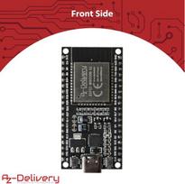 Azdelivery 3 x esp32 nodemcu modulis wlan wifi dev kit c kūrimo plokštė su cp2102 ir usb-c jungtimi esp 32 esp32 wroom 32, suderinama su arduino ir įtraukta e-knyga