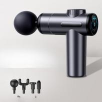 Mini Fascia Gun Electric Massage Gun Muscle Relaxation Massager Home Professional Fitness Fascia Grab. gray