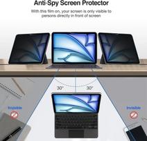 Procase privatumo apsauginis stiklas, skirtas Ipad Air 11 colių M3 2025/m2 2024, grūdinto stiklo ekrano apsauga, privatumą saugantis stiklas, apsauga nuo šnipinėjimo, privati privatumo plėvelė, 1 vnt.