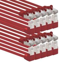 1attack.de Cat.6 tinklo pataisos kabelis (sftp Pimf) 1000mbit/s Rj 45, 90 laipsnių kampo jungtis, suderinama su Cat5 Cat5e Cat6 Cat6a Cat7 Cat7a Cat8