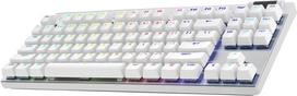 Logitech G Pro X Tkl Lightspeed belaidė žaidimų klaviatūra - balta - Fra Tactile