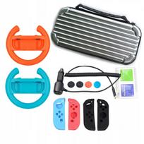 Marigames Priedų rinkinys 13in1 dėklas 2x vairas Nintendo Switch konsolei