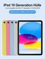 Dėklas su klaviatūra Ipad 10/11 kartai, 10.9/11 col., su pieštuko laikikliu, juodas