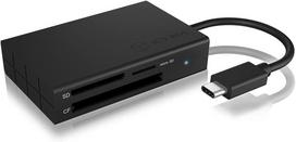 Icy Box Ib-cr401-c3 Type-c Usb atminties kortelių skaitytuvas