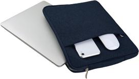 Jooeer 14 colių nešiojamojo kompiuterio dėklas, suderinamas su Macbook Pro M2 M1 A2779 A2442 2023–2021, Chromebook nešiojamuoju kompiuteriu 14 colių plonas vandeniui atsparus apsauginis dėklas, atsparus smūgiams, su rankena, priekine kišene, tamsiai mėlyn