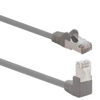 1attack.de Cat.6 tinklo pataisos kabelis (sftp Pimf) 1000mbit/s Rj 45, 90 laipsnių kampo jungtis, suderinama su Cat5 Cat5e Cat6 Cat6a Cat7 Cat7a Cat8