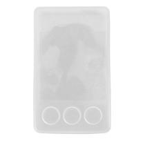 Bike LCD Display Meter Cover Scratch Proof Dust Proof Rain Proof Transparent Control Panel Silicone Protective Cover white
