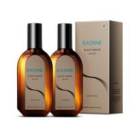 Raonne Juodasis Argano 2X Turtingas Aliejus Plaukų Aliejus 100ml*2vnt/4vnt 2Pcs black