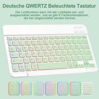 Planšetinio kompiuterio dėklas su apšviečiama klaviatūra Ipad A16/10 11 colių