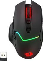 Redragon M690 Pro Belaidė žaidimų pelė, 8000dpi laidinė/belaidė žaidimų pelė su greito šaudymo mygtuku, 8 makro mygtukai, ergonomiškas dizainas, skirtas Pc/mac/laptop