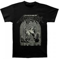 Anthrax Unisex Adult Spreading The Disease Cotton T-Shirt S juoda