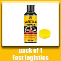 Automobile wheel rim scratch reconditioning paste, tire rim scratch paint repair paste - aluminum alloy wheel hub repair 1PC yellow