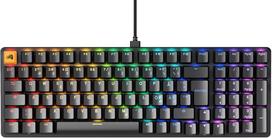 Glorious Gaming Gmmk 2 Full Size (96%) – mechaninė žaidimų klaviatūra, aliuminio rėmas, pritaikoma, doubleshot klavišų dangteliai, Glorious Fox jungikliai, klavišų Rgb apšvietimas, Šiaurės šalių Qwerty išdėstymas - juoda