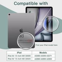 Jetech privatumo apsauginis stiklas, skirtas Ipad Air 13 colių M3/m2 (2025/2024) su lengvo montavimo įrankiu, apsaugantis nuo šnipinėjimo grūdintas stiklas, 1 vnt.