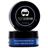 Genuine Style Matte Hair Clay - 80g: Strong Hold for Men's Voluminous Styling gray