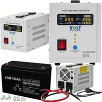 Avarinis maitinimas avarinis maitinimo šaltinis ups katilui co 800e 12v + 100ah agm