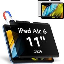Magnetinis privatumo filtras, suderinamas su Ipad Air 6 kartos 11 colių 2024, nuimamas anti-glare mėlynos šviesos privatumo ekrano apsauga be burbuliukų, daugkartinio naudojimo
