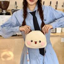 Cute Bubu Dudu Plush Backpack Yier Panda Bear Crossbody Bag Kawaii Coin Purses Shoulder Bag Soft Plushies for Girlfriend Gift