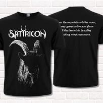 Satyricon 'Goat Baphomet' T-Shirt Mens Womens Tees Top. True Norwegian Black Metal. 140 gray
