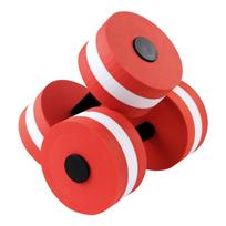 2Pcs Highly Density EVA Foam Dumbbell Aquatic Exercise Dumbells Fitness Barbells Water Fitness Exercises Equipment violetinė