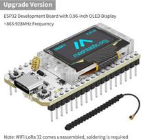Seamuing Esp32 Lora V3 kūrimo plokštė su 868 Mhz antena ir apsauginiu dėklu, integruotu Wifi Bluetooth Sx1262 su 0,96 colio Oled ekranu ir skirta Meshtastic Arduino, 2 vnt.