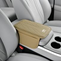 Leather Car Armrest Box Pad Cushion For Toyota Corolla Camry RAV4 CHR Yaris Prius Prado Auris Avensis Hilux Interior Accessories OH9 gray