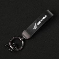 High-Grade Leather Motorcycle Keychain Keyring For Honda CBR 125R 954 600 650F 650R 1100XX 1000F CBR 600RR 1000RR AccessoriesOW3 black