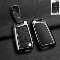 Automobilio nuotolinio rakto dėklas dangtelis korpusas VW Volkswagen Golf 7 MK7 Tiguan MK2 SEAT Ateca Leon FR 2 Ibiza Skoda Octavia A7 gray