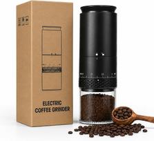 Portable Electric Coffee Grinder, 38 Adjustable Grind Settings for Espresso, Pour Over, French Press, Camping & Travel with bag juoda