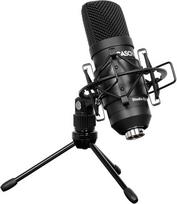 Studio xlr kondensatorinio mikrofono rinkinys su amortizatoriumi, stalo stovu, 2,5 m xlr laidu, priekiniu stiklu