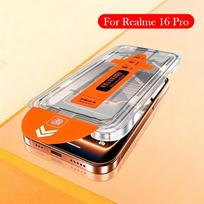 2 vnt. Grūdintas stiklas, skirtas Realme 16 Pro, be dulkių montavimo plėvelė, ekrano apsauga, skirta REALME 16 PRO For Realme 16 Pro