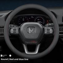 Odinis automobilio vairo užvalkalas Honda HRV CRV Pilot Civic City Accord ZRV Prologue Passport 2023 2024 2025 2026 Priedai black