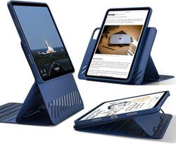 Esr dėklas, skirtas Ipad Pro 11 (2022/2021/2020/2018), nuimamas magnetinis dangtelis, reguliuojamas portreto/kraštovaizdžio stovas su paaukštintu ekrano vaizdu, 9 stovėjimo kampai, Shift Series, mėlynas