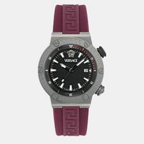 Versace vyriškas Greca logotipo automatinis nardymo laikrodis VE8G00224 juoda