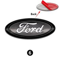 17,5x7,2cm Emblema Automobilio Priekinės Grotelių Ženklelis Ford Kuga Mustang Ranger Mondeo Fiesta Explorer Focus Transit Priedams black