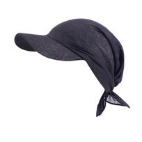 Vasaros bandana Kvėpuojantis Apsauga nuo UV spindulių Dviračių turbanas su snapeliu Vyrams Moterims Lauko Apsauga nuo saulės Žvejybos skara Paplūdimio skrybėlė nuo saulės juoda
