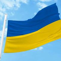 3x5 pėdų Ukrainos vėliavos dekoracija Vėliavos baneris Poliesterio su žalvariniais žiedeliais Ukrainos nacionalinės vėliavos laukui namo kiemui terasai