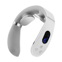 Neck Massager Shoulder and Neck Neck Protector Usb Massager Multifunctional Pulse Physiotherapy Instrument Cervical Spine Massager Hot compress buzz model balta