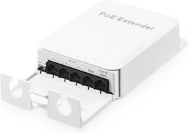 Lauko Poe perėjimo jungiklis, 1 Poe įvestis 4 Poe išvesties ilgintuvas, Ieee802.3af/at/bt Poe maitinamas 90w, 100mbps Ethernet, montuojamas ant sienos, atsparus vandeniui, Plug and Play