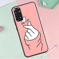 Kpop Finger Heart For Redmi Note 12 Pro Plus Cover For Redmi Note 10 8 9 11 Pro 12S 11S 10S 9S 9C 10C 12C Case Redmi 10A white