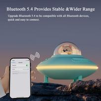 Bluetooth kolonėlė, mažas astronautas, naktinė lemputė su reguliuojamu ryškumu, lemputė prie lovos vaikų kambario dekoravimui, šaunūs dalykai, dovanos gimtadienio proga paaugliams, vaikams, berniukams, mergaitėms, moterims