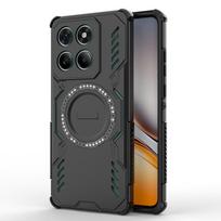 Magnetinis vėsinantis dėklas Motorola Edge 60 Fusion, su šilumos išsklaidymu, plonas, atsparus smūgiams, Armor tekstūra Moto Edge 60 Fusion juoda