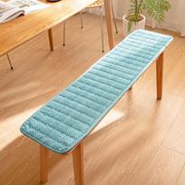 Thicken Long Bench Cushion Chair Mat Soft Seat Pat Non-Slip Wooden Bench Sofa Mat Stool Seat Pat Garden Patio Lounger Cushion 30x80cm beige