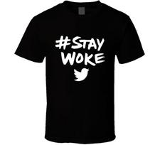 Stay Woke Twitter Jack Dorsey  Unisex T-Shirt XXXL gray